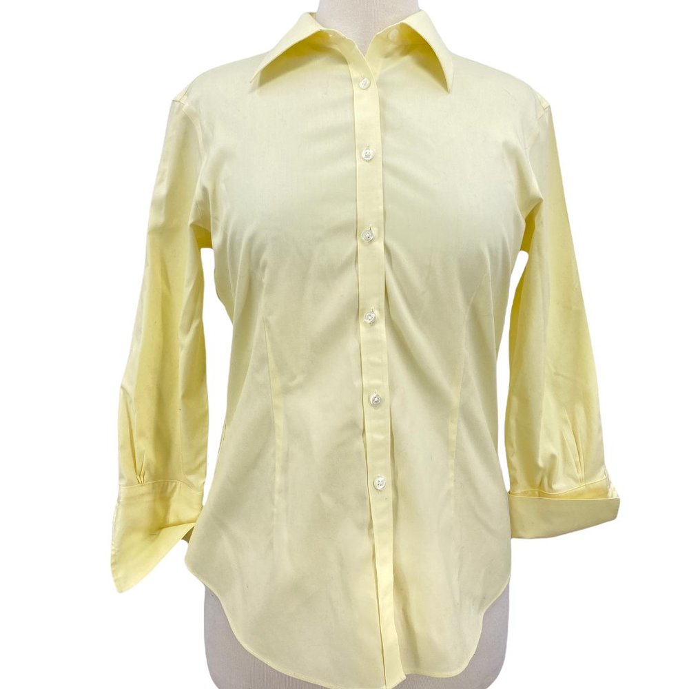 Yellow Women's Button-Up Shirt